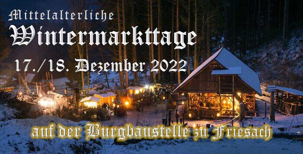 Plakat Wintermarkttage 2022